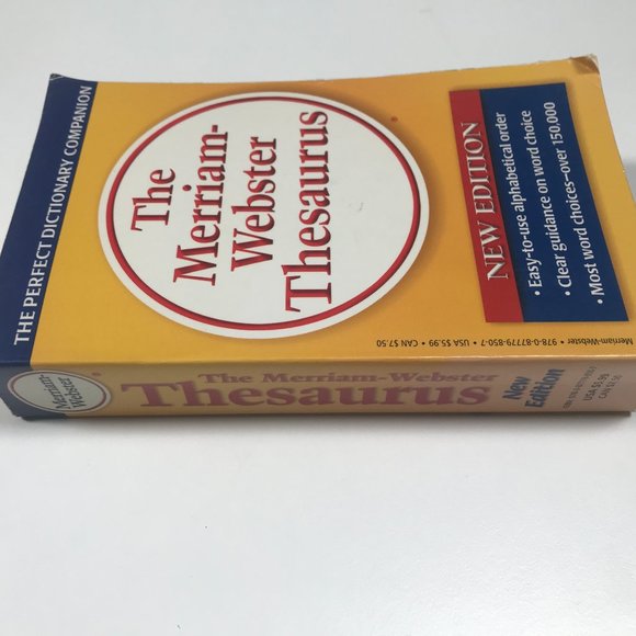 The Merriam-Webster Thesaurus - New Edition - Book - Picture 3 of 4